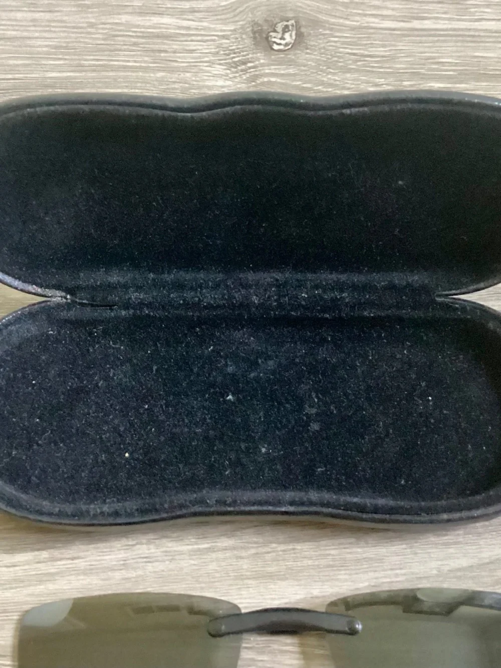 Lot Of 2 Vintage Clip On Sunglasses W/Hard Case OKO Round Rectangular Unisex